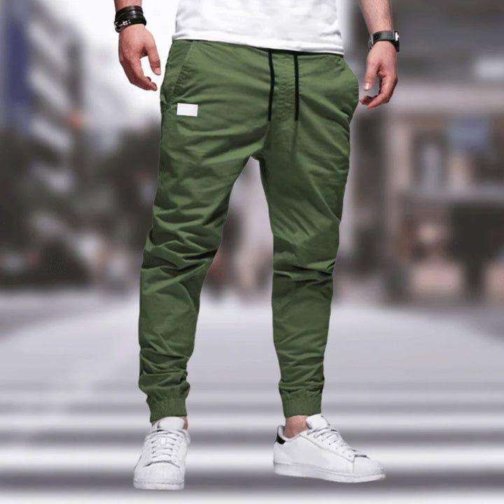 Spodnie cargo męskie bawełniane jogger wiosenne spodnie męskie casual sportowe bawełna