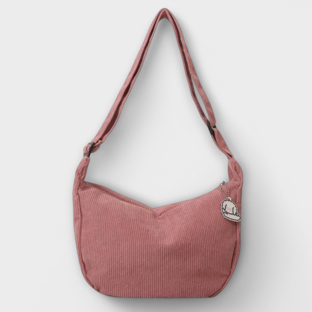 Mala de ombro feminina em Cordura para o outono, bolsa espaçosa para o dia a dia, trabalho e cidade.