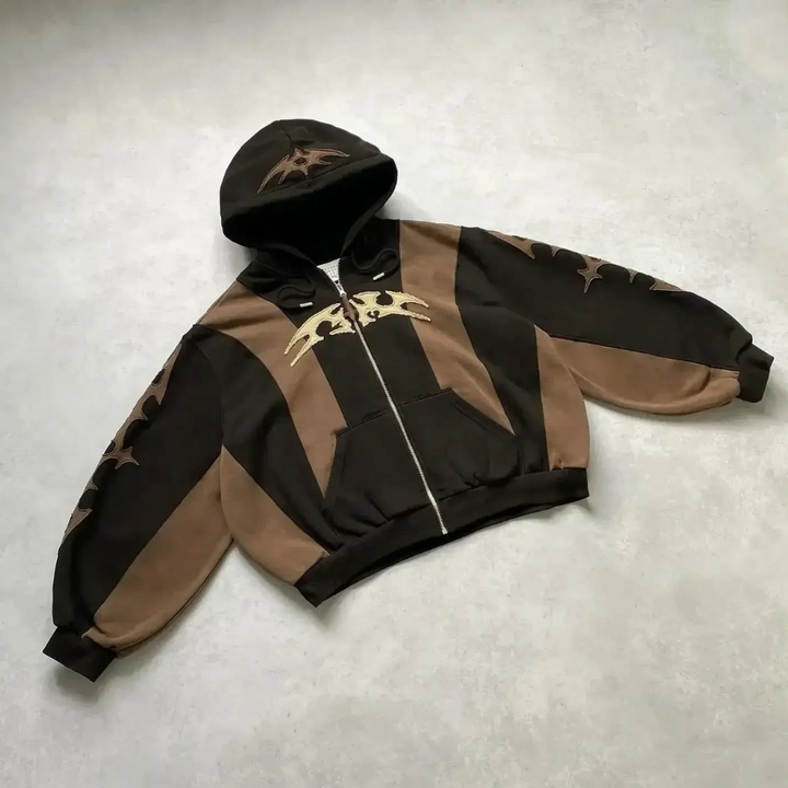 Bluza damska bawełniana z kapturem na wiosnę – bluza damska hoodie casual z bawełny