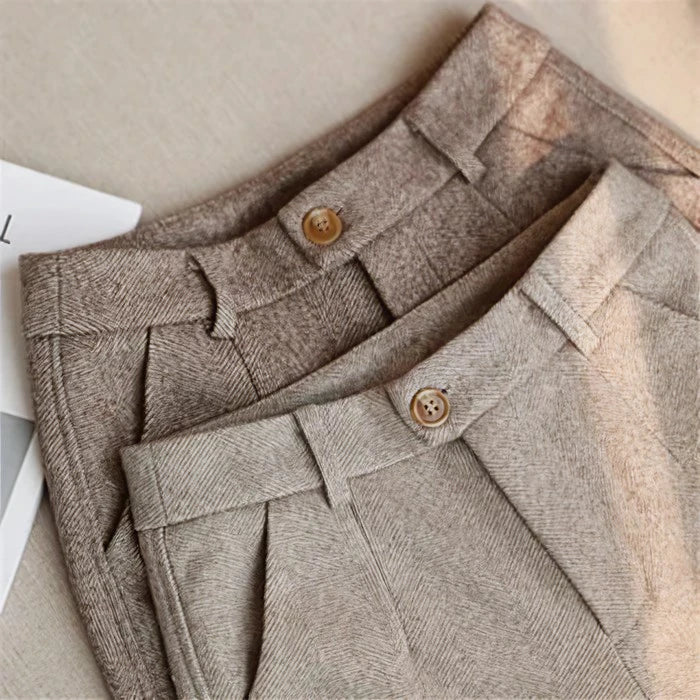 Spodnie męskie bawełniane eleganckie na wiosnę chinosy casual slim fit do pracy i na co dzień