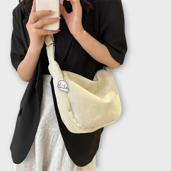 Mala de ombro feminina em Cordura para o outono, bolsa espaçosa para o dia a dia, trabalho e cidade.