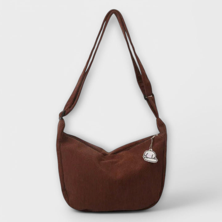 Mala de ombro feminina em Cordura para o outono, bolsa espaçosa para o dia a dia, trabalho e cidade.