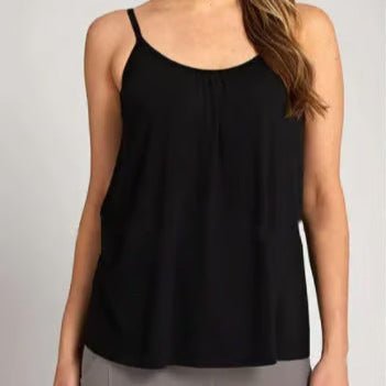 Top damski z wbudowanym biustonoszem z modalu i elastanu casual na lato 70 chars?