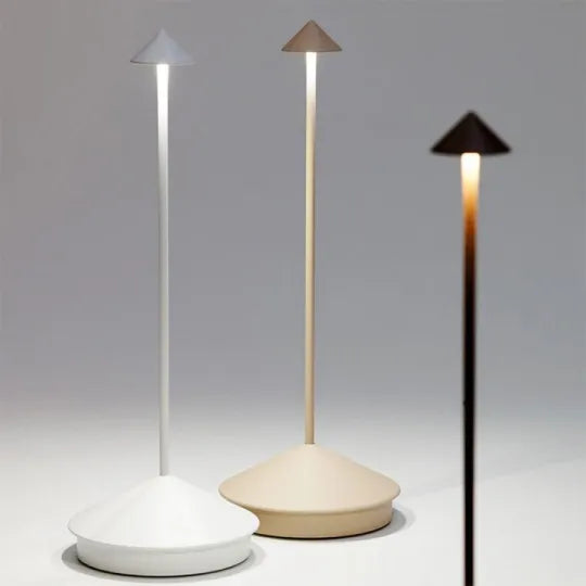 Candeeiro de secretária LED sem fios moderno em alumínio com dimmer para secretária