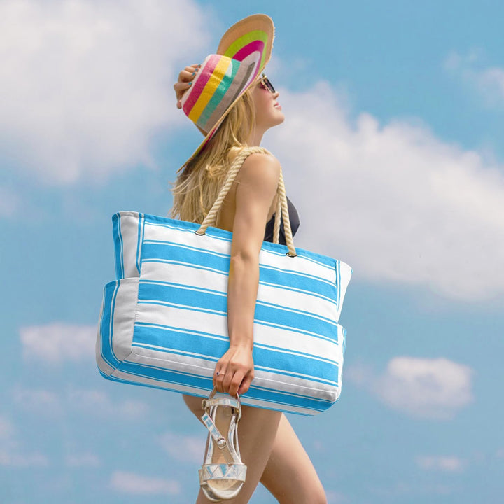 Wodoodporna torba plażowa odporna na piasek duża pojemność