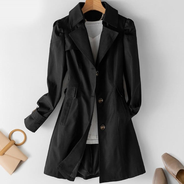 Płaszcz damski trench bawełniany na wiosnę elegancki klasyczny lekki stylowy
