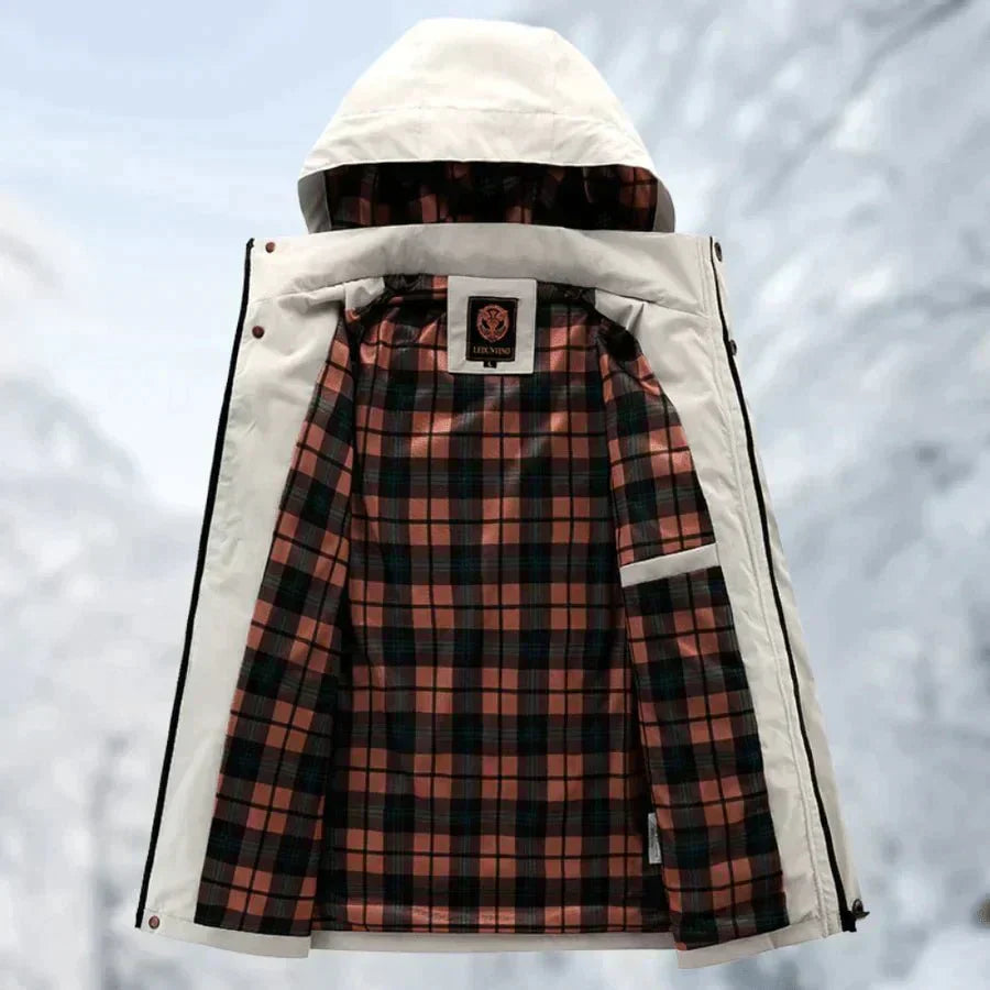 Kurtka męska softshell z kapturem wodoodporna ocieplana na wiosnę outdoorowa