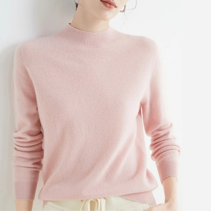 Sweter damski z kaszmiru dzianinowy miękki elegancki lekki na lato do codziennych stylizacji