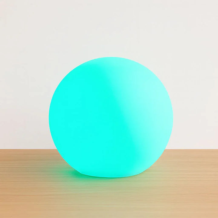 Lampa stołowa LED bezprzewodowa księżyc globus z PVC ściemniana do salonu IP65
