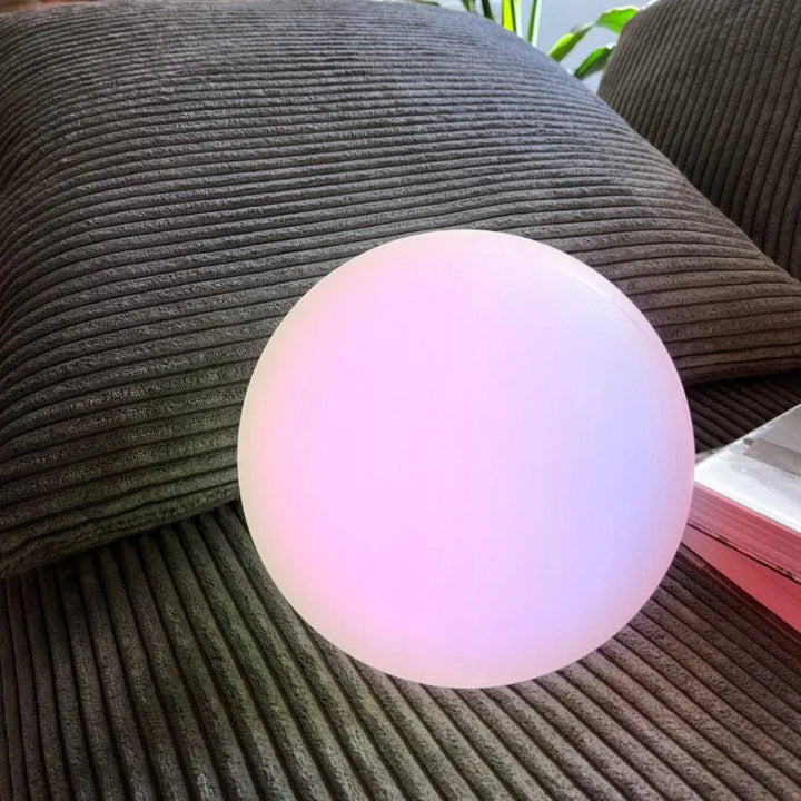 Lampa stołowa LED bezprzewodowa księżyc globus z PVC ściemniana do salonu IP65