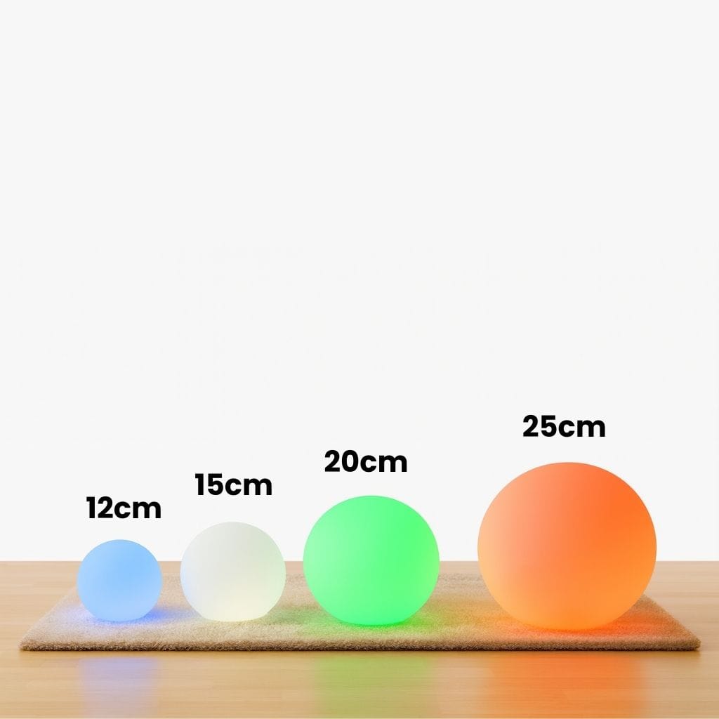 Lampa stołowa LED bezprzewodowa księżyc globus z PVC ściemniana do salonu IP65