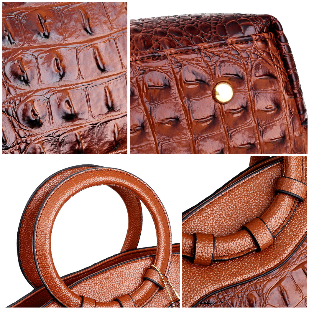 Torebka damska skórzana elegancka duża shopper na wiosnę i lato klasyczna casualowa