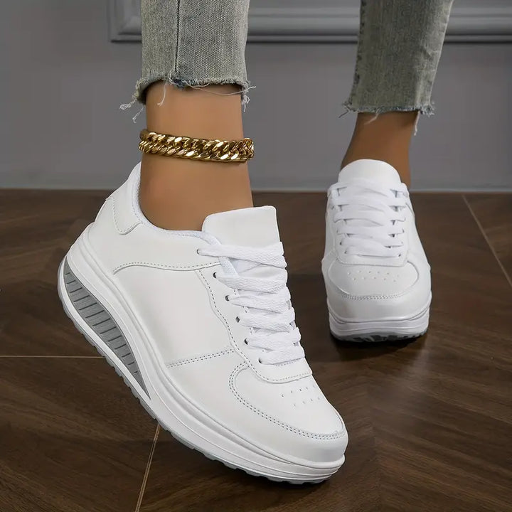 Damskie sneakersy z siateczki oddychające buty na lato z amortyzującą podeszwą