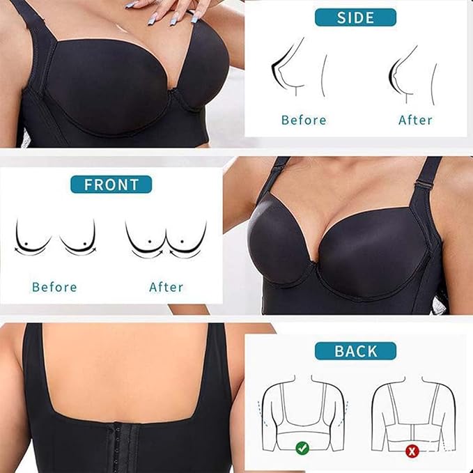 Biustonosz plus size modelujący damski z nylonu podtrzymujący pełne krycie na lato