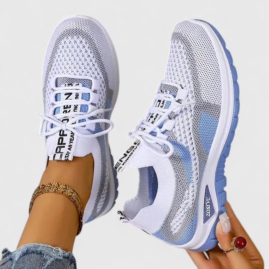 Sneakersy ortopedyczne damskie letnie lekkie przewiewne skórzane do biegania na co dzień