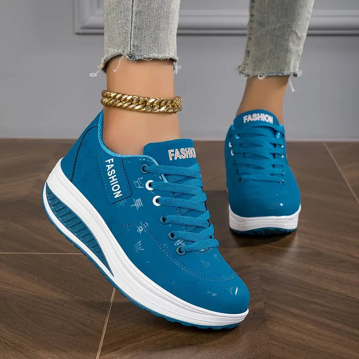 Damskie sneakersy z siateczki oddychające buty na lato z amortyzującą podeszwą