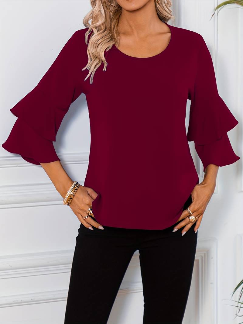 Bluzka damska bawełniana letnia z długim rękawem elegancka casual oversize