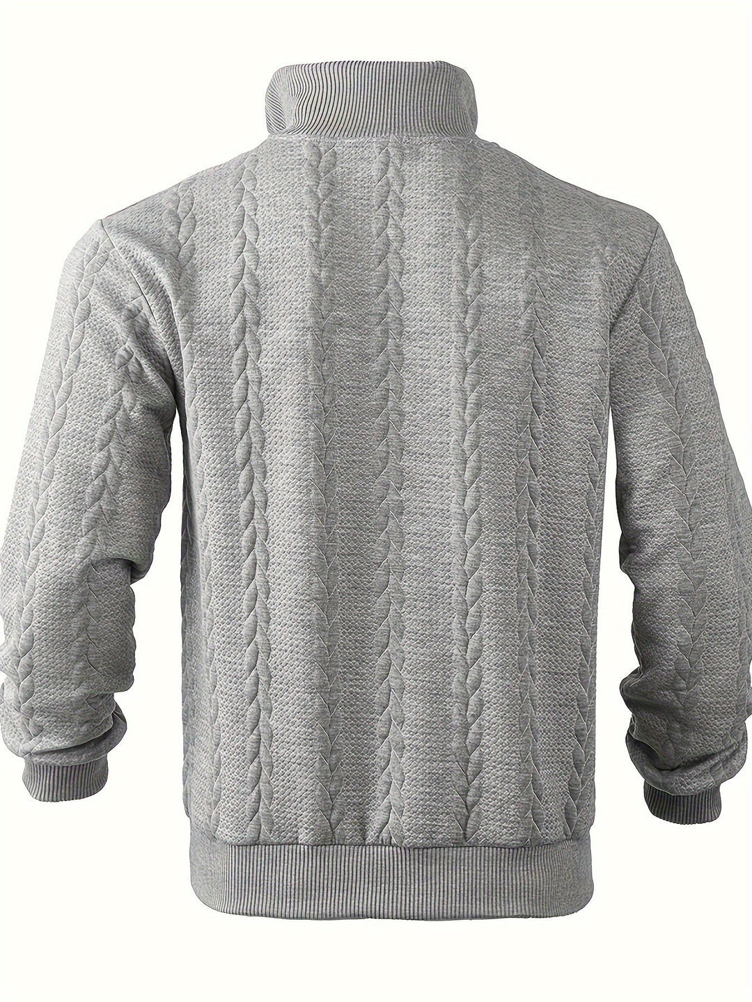 Sweter męski bawełniany z zamkiem krótki zamek dzianinowy sweter męski na wiosnę casual