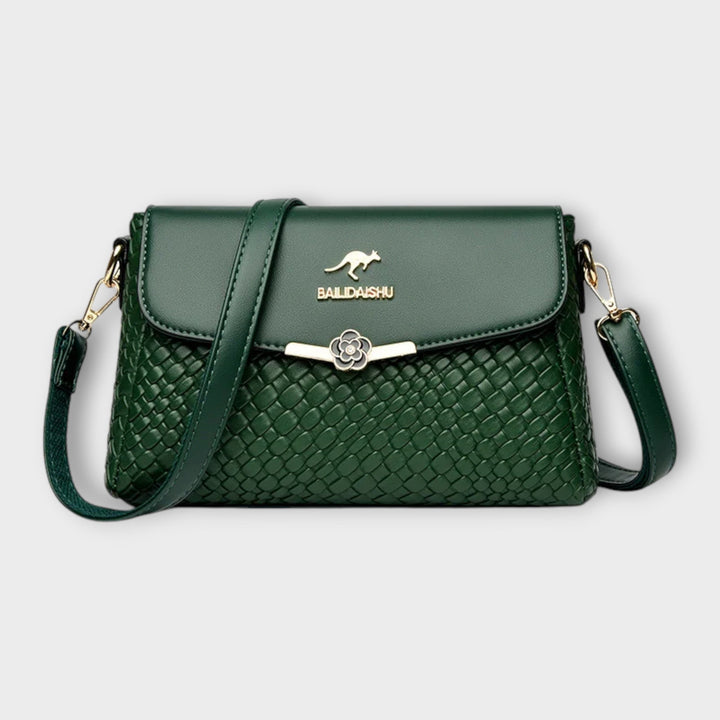Torebka damska na ramię ze skóry ekologicznej vintage na jesień pojemna elegancka