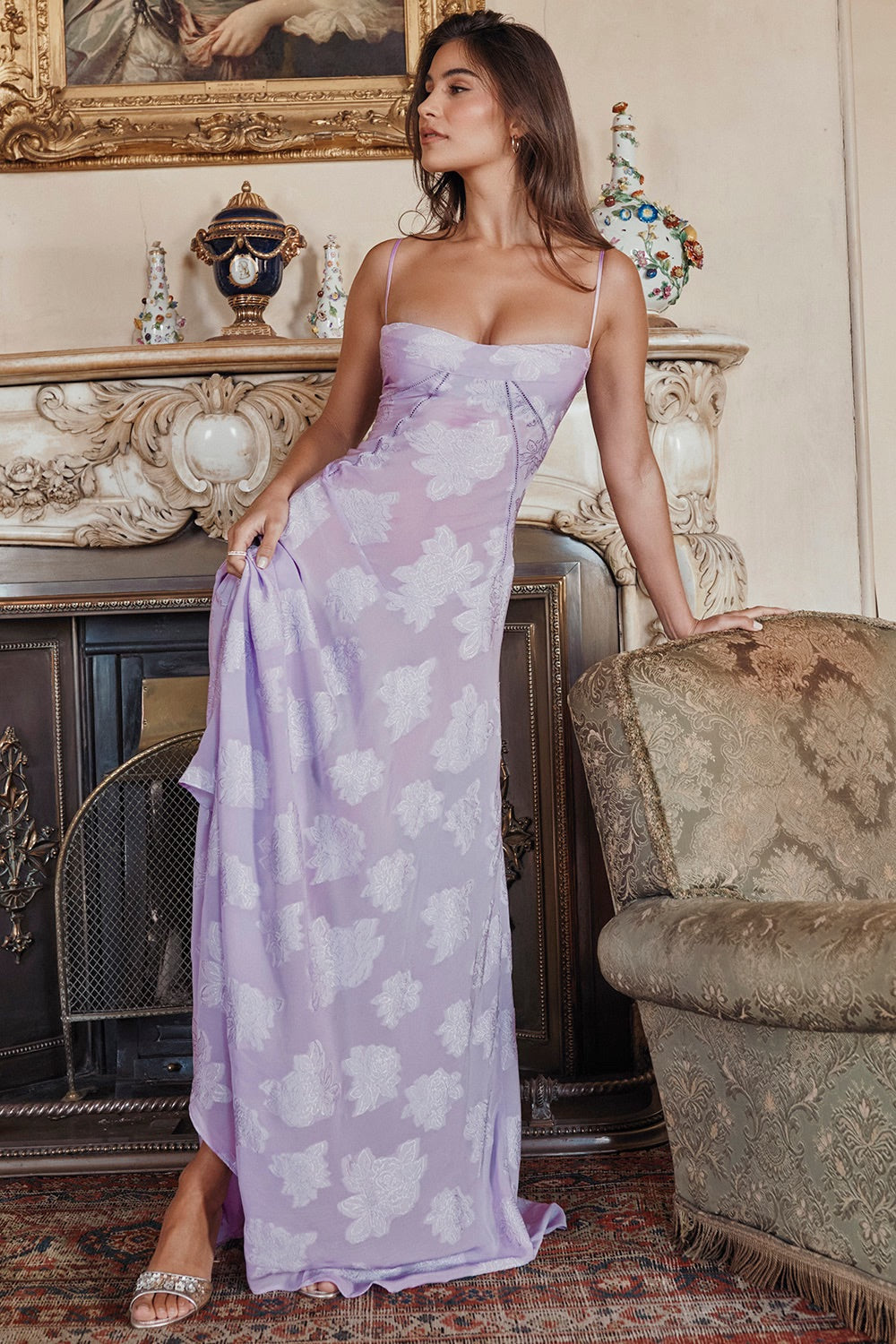 Sukienka Damska Elegancka Koronkowa Maxi Na Wiosnę Sukienka Wieczorowa Koronka Damska