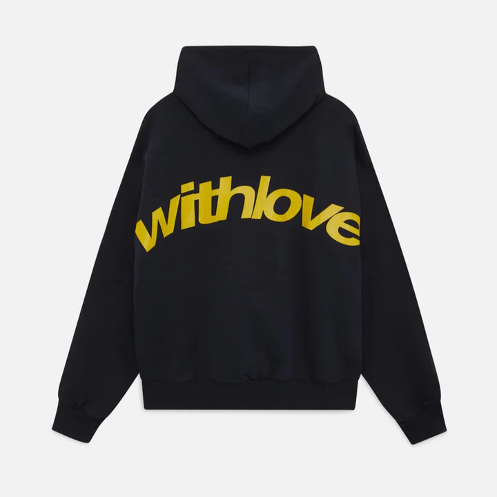 Bluza z kapturem oversize z nadrukiem z bawełny na jesień streetwear 80 chars