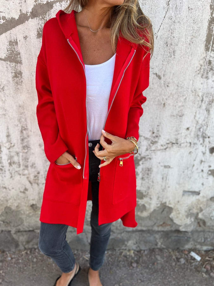 Kurtka damska bawełniana na wiosnę lekka elegancka z zamkiem modna kurtka casual