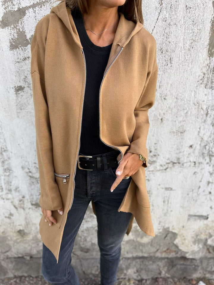 Kurtka damska bawełniana na wiosnę lekka elegancka z zamkiem modna kurtka casual