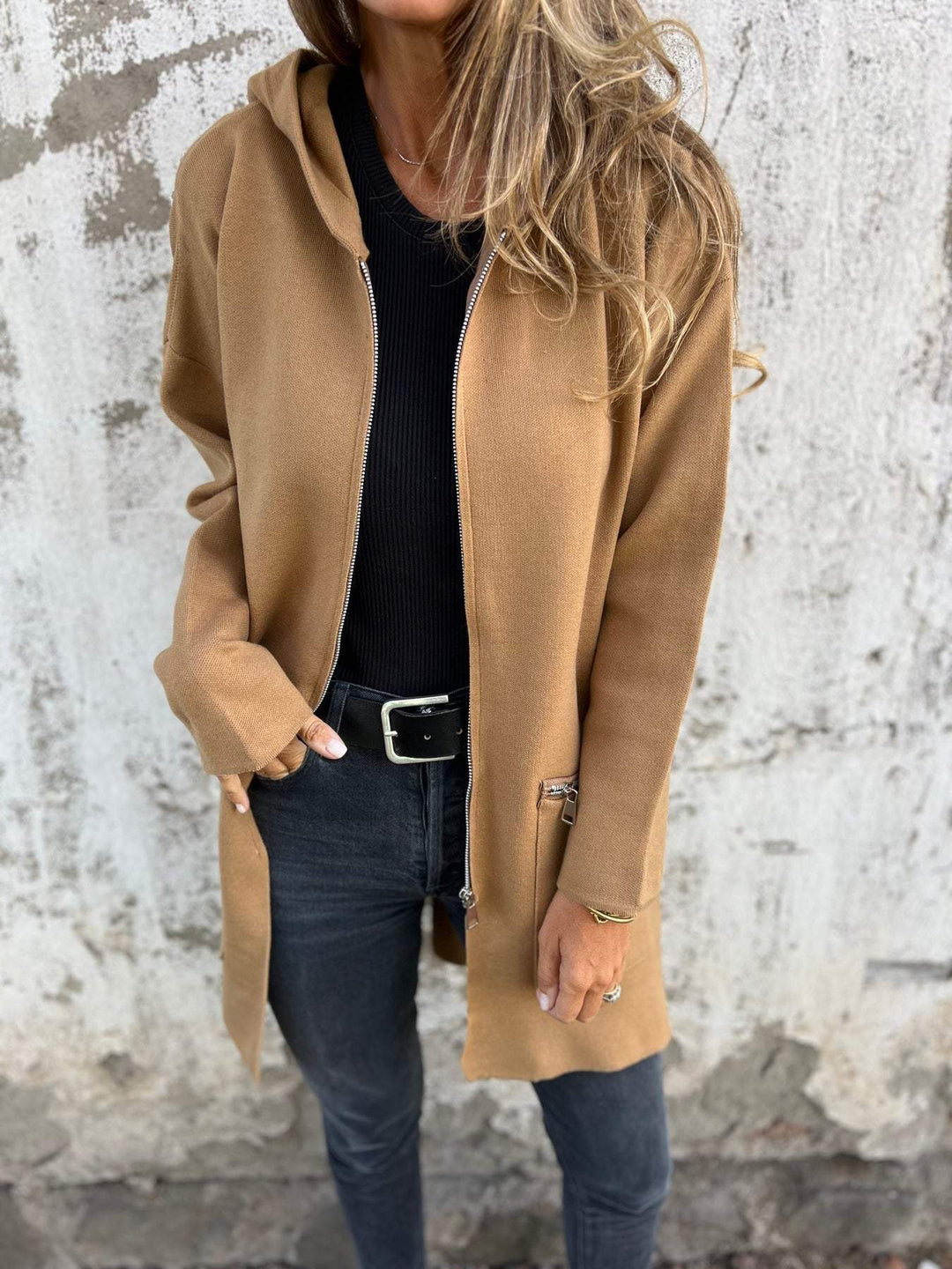 Kurtka damska bawełniana na wiosnę lekka elegancka z zamkiem modna kurtka casual