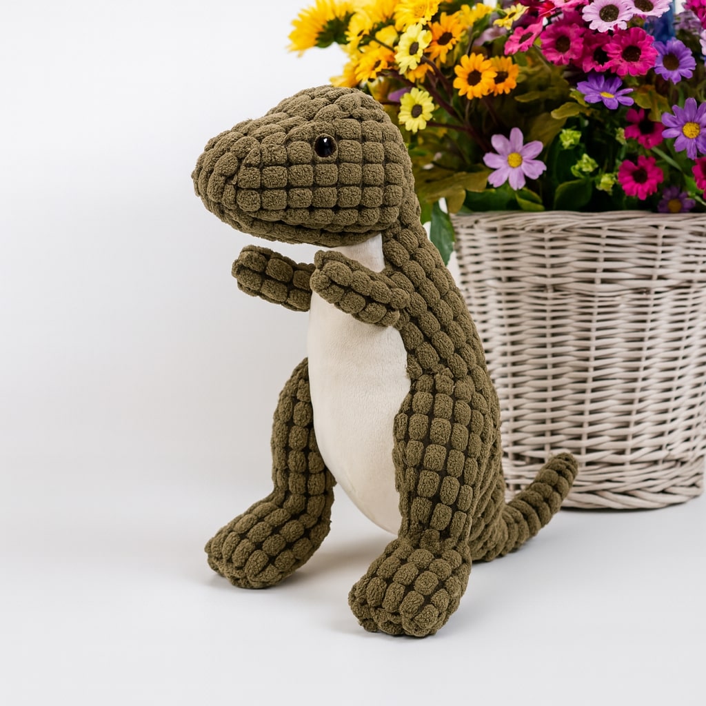 Brinquedo para cão indestrutível de peluche resistente para roer para raças grandes