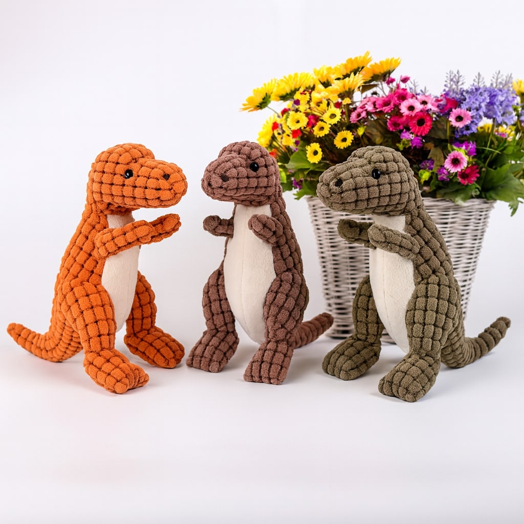 Brinquedo para cão indestrutível de peluche resistente para roer para raças grandes