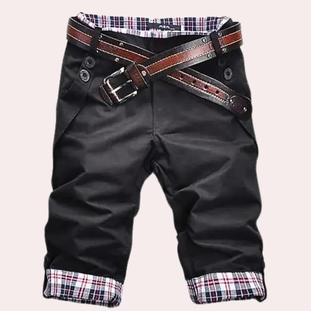 Szorty męskie bawełniane na lato casualowe lekkie i oddychające chino casual