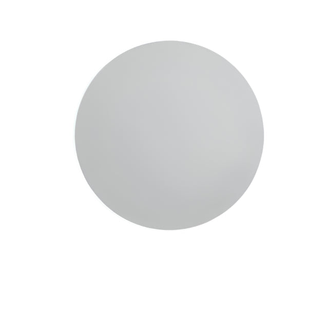 Kinkiet LED okrągły natynkowy aluminiowy ciepłe światło do korytarza 3000K