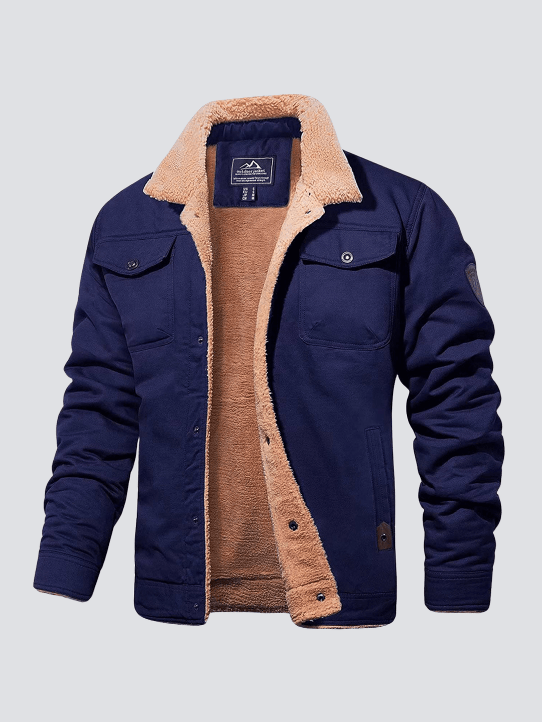 Pánská bavlněná bomber bunda zateplená přechodová jarní casual stylová