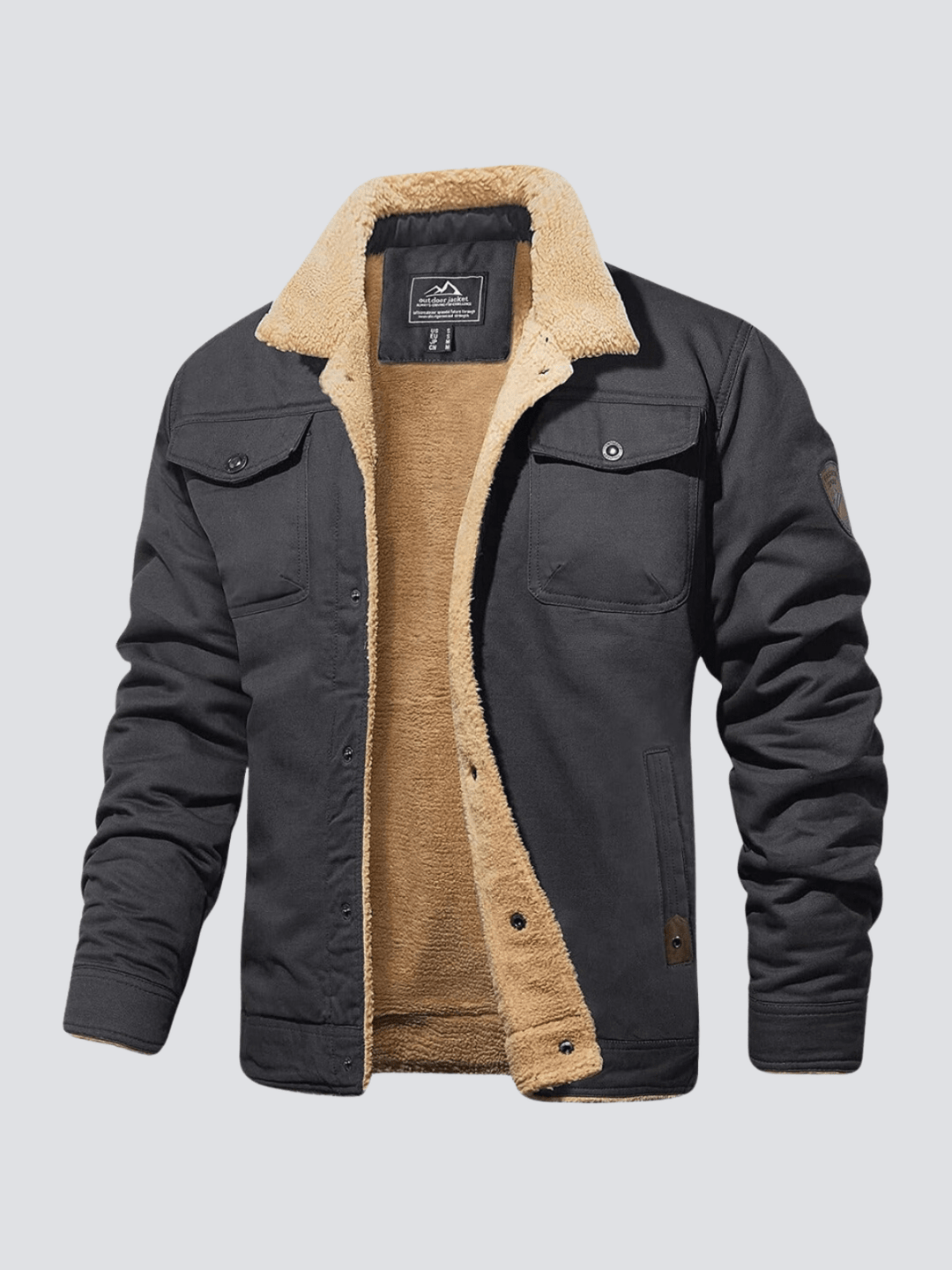 Pánská bavlněná bomber bunda zateplená přechodová jarní casual stylová