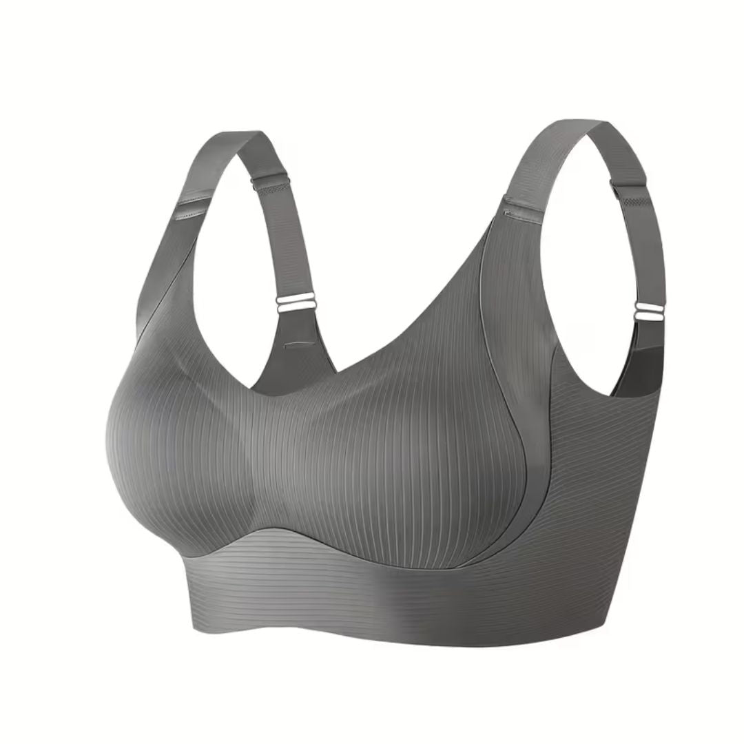 Biustonosz push-up bez fiszbin modelujący z wyjmowanymi wkładkami codzienny