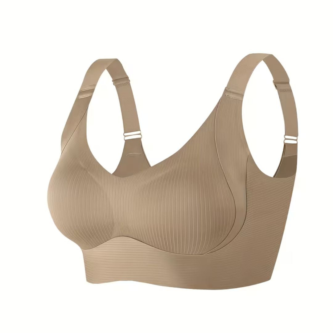 Biustonosz push-up bez fiszbin modelujący z wyjmowanymi wkładkami codzienny