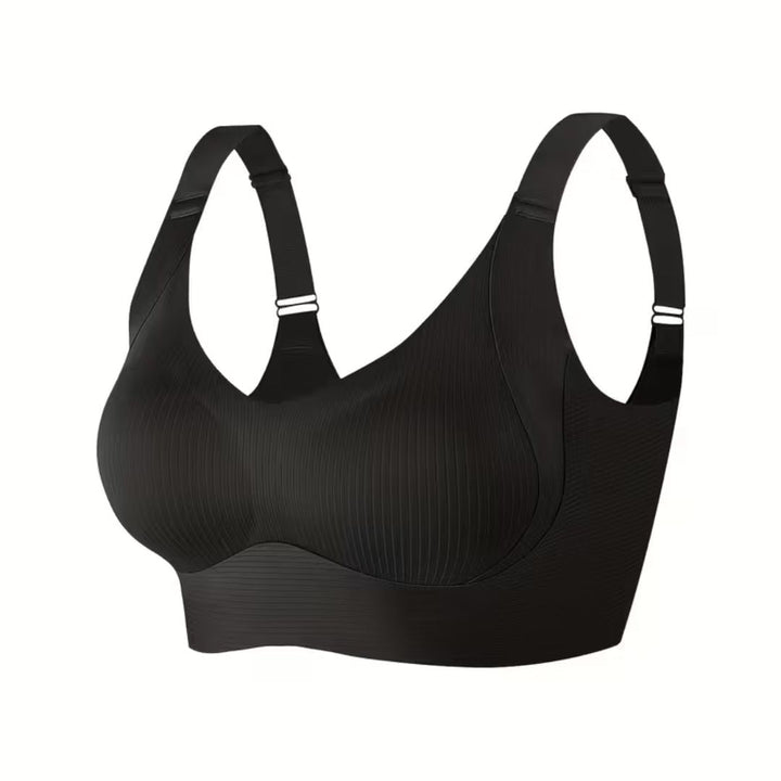 Biustonosz push-up bez fiszbin modelujący z wyjmowanymi wkładkami codzienny