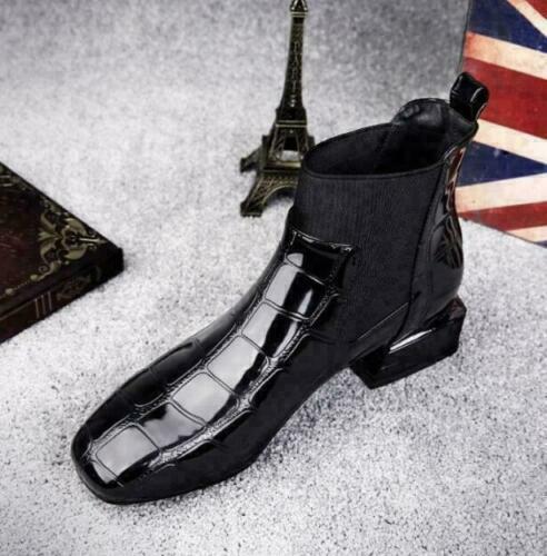 Botki damskie skórzane eleganckie na wiosnę jesień modne buty skóra naturalna