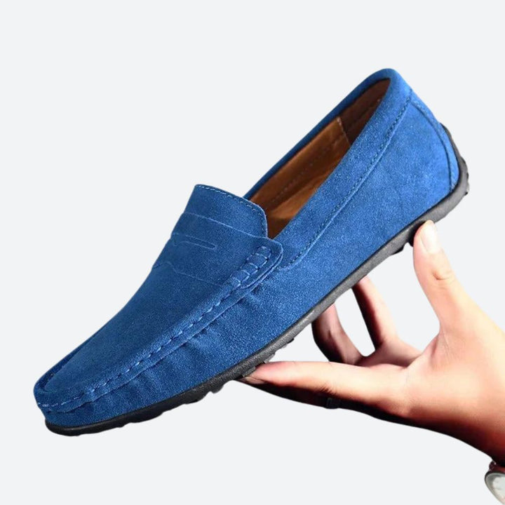 Buty męskie skórzane mokasyny eleganckie wsuwane na wiosnę lato klasyczne casual