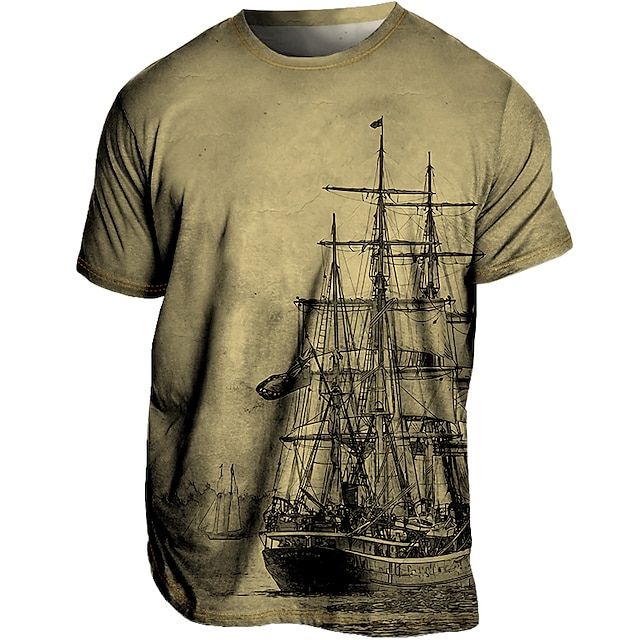 Szykowny letni T-shirt Plus Size dla mężczyzn - Loran