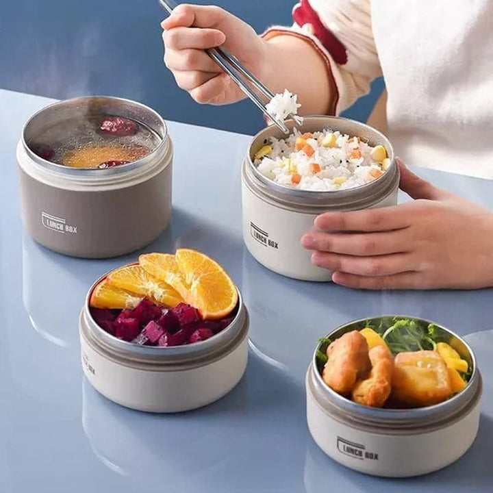 Termos na jedzenie ze stali nierdzewnej 420ml 620ml szczelny do pracy szkoły