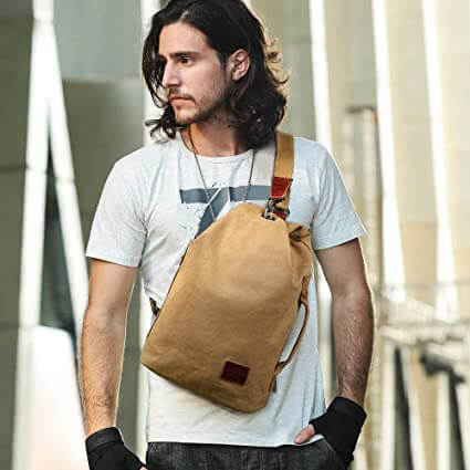 Torba na ramię płócienna wodoodporna codzienna podróżna unisex lato 2026