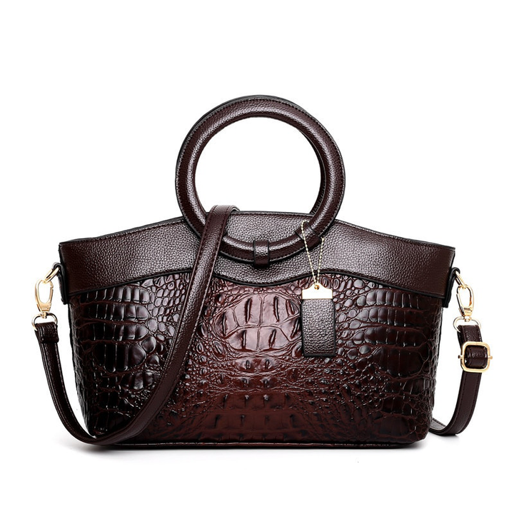 Torebka damska skórzana elegancka duża shopper na wiosnę i lato klasyczna casualowa