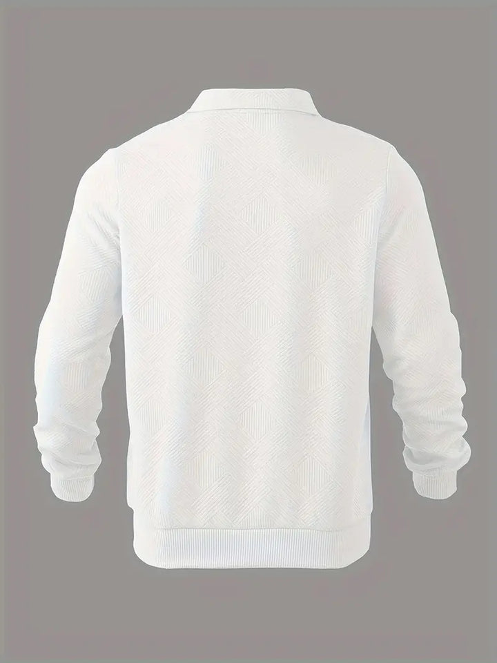 Sweter męski wełniany z zamkiem półgolf dzianinowy sweter męski na wiosnę styl casual